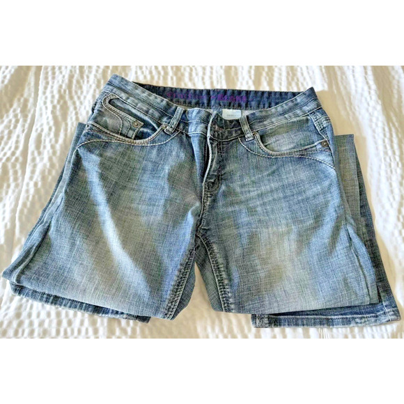 Cruel Women's Jeans Blake Denim Embroider Stud Straight Leg Size 29/7R - Picture 3 of 7